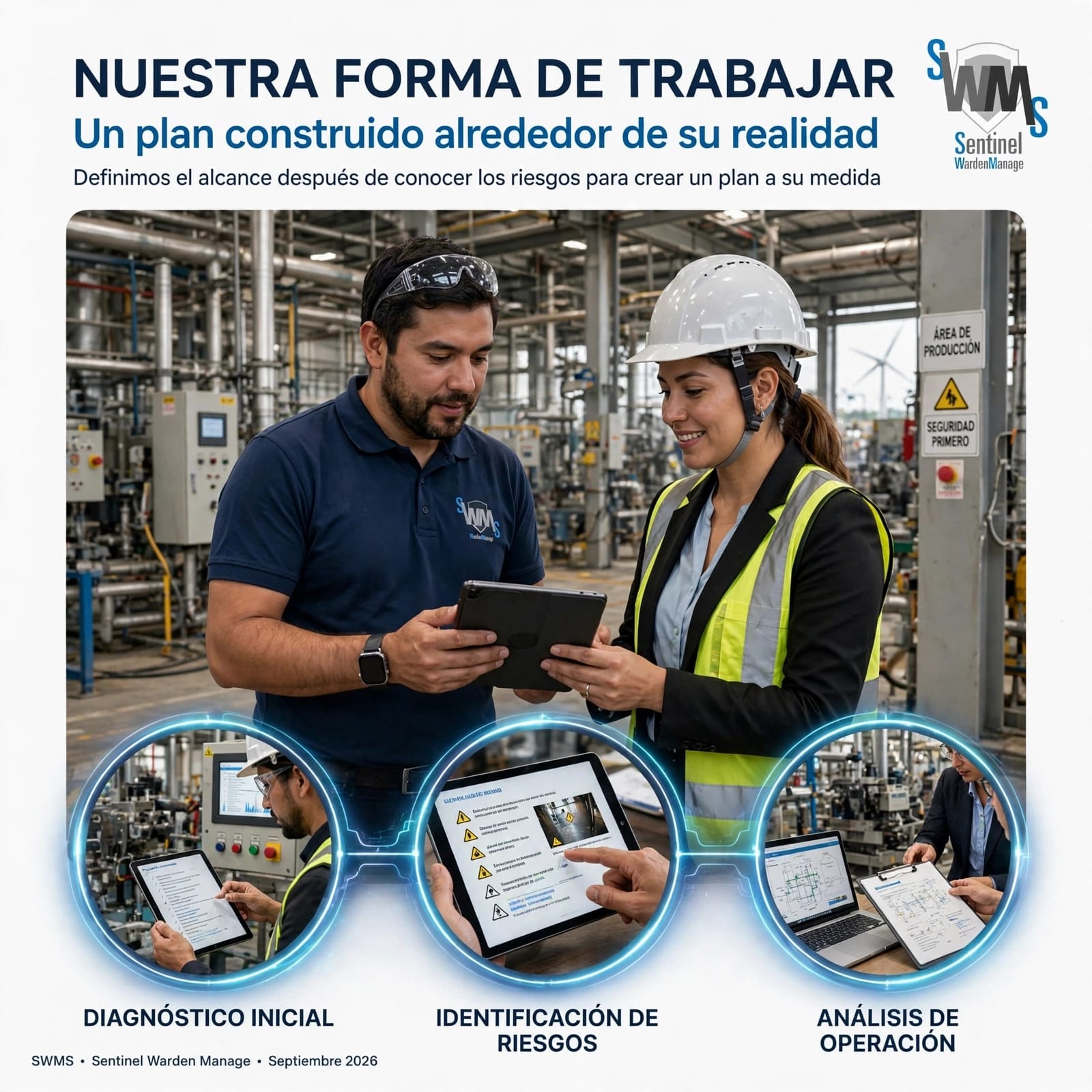 Ilustración del trabajo de evaluación y planificación